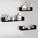Полички навісні (3шт) Комплект настінних поличок, фото 5