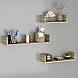 Полички навісні (3шт) Комплект настінних поличок, фото 2