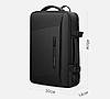 Рюкзак Mark Ryden MR9299 із відділів для ноутбука 17 дюймів чорний, фото 9