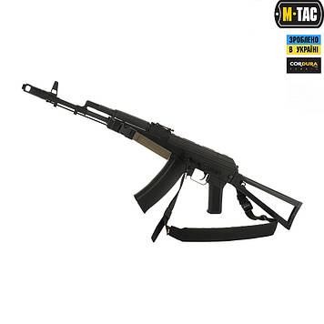 Двох точковий ремінь збройовий M-Tac, колір чорний
