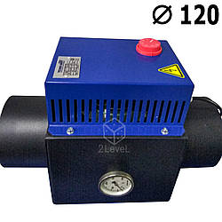 Димосос канального типу труба-труба 120 мм Високотемпературний вентилятор для котлів Інжекторний димосос ДІ-1