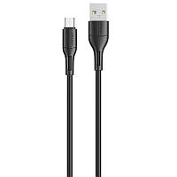 Дата кабель USAMS US-SJ502 U68 USB to MicroUSB (1m) Черный