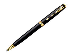 Ручка кулькова Parker SONNET Black Lacquer GT BP 86 032