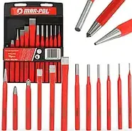 Набір пробійників та зубил 12 од. VERKE V87002, фото 2