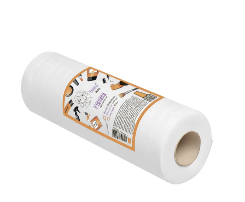 Рушники спанлейс, 35 см*70 см Сітка (100 шт. у рулоні з перфорацією) 40 г/м2, ТМ Panni Mlada