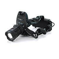 Ліхтарик Bailong BL-T803-P50, Q5 Cree, 3 реж., Zoom, корпус-пластик, водостійкий, ударостійкий, 2*18650