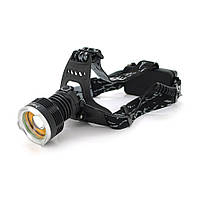 Ліхтарик Bailong BL-T619-T6, Q5 Cree, 3 реж., Zoom, корпус-пластик, водостійкий, ударостійкий, 2*18650