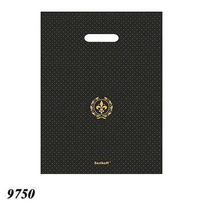 Пакет Serikoff Лілія Преміум Чорний 30x40 см (50шт)