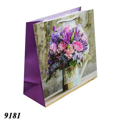 Пакет паперовий подарунковий Ассорті 24х24 см (12шт)