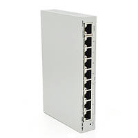 Комутатор POE 48V Mercury S109P 8 портів POE + 1 порт Ethernet (Uplink) 10/100 Мбіт / сек, БП в комплекті, BOX