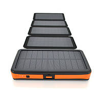 Power bank 20000 mAh Solar, RH-20000N8 Type-C/PD/QC3.0, ударо захищений прогумований корпус, знімна сонячна