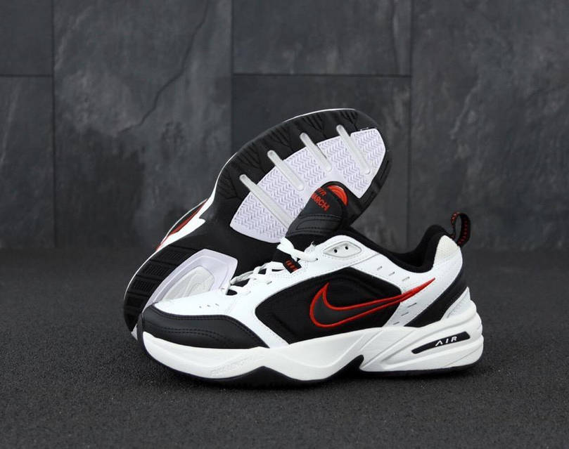 Nike monarch red black white sale