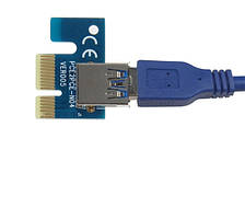 Адаптер - перехідник з PCI-e x1 на USB 3.0, OEM