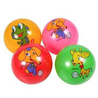 Мяч Животные, 4 рисунка, 4 цвета, BT-PB-0148