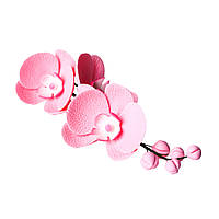 Сахарное украшение для торта цветы веточка орхидеи розовая