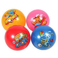 Мяч детский игровой 9" животные на 4 цвета, 60г, BT-PB-0147