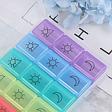 Таблетниця тижнева Контейнер для таблеток, фото 6