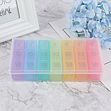 Таблетниця тижнева Контейнер для таблеток, фото 7