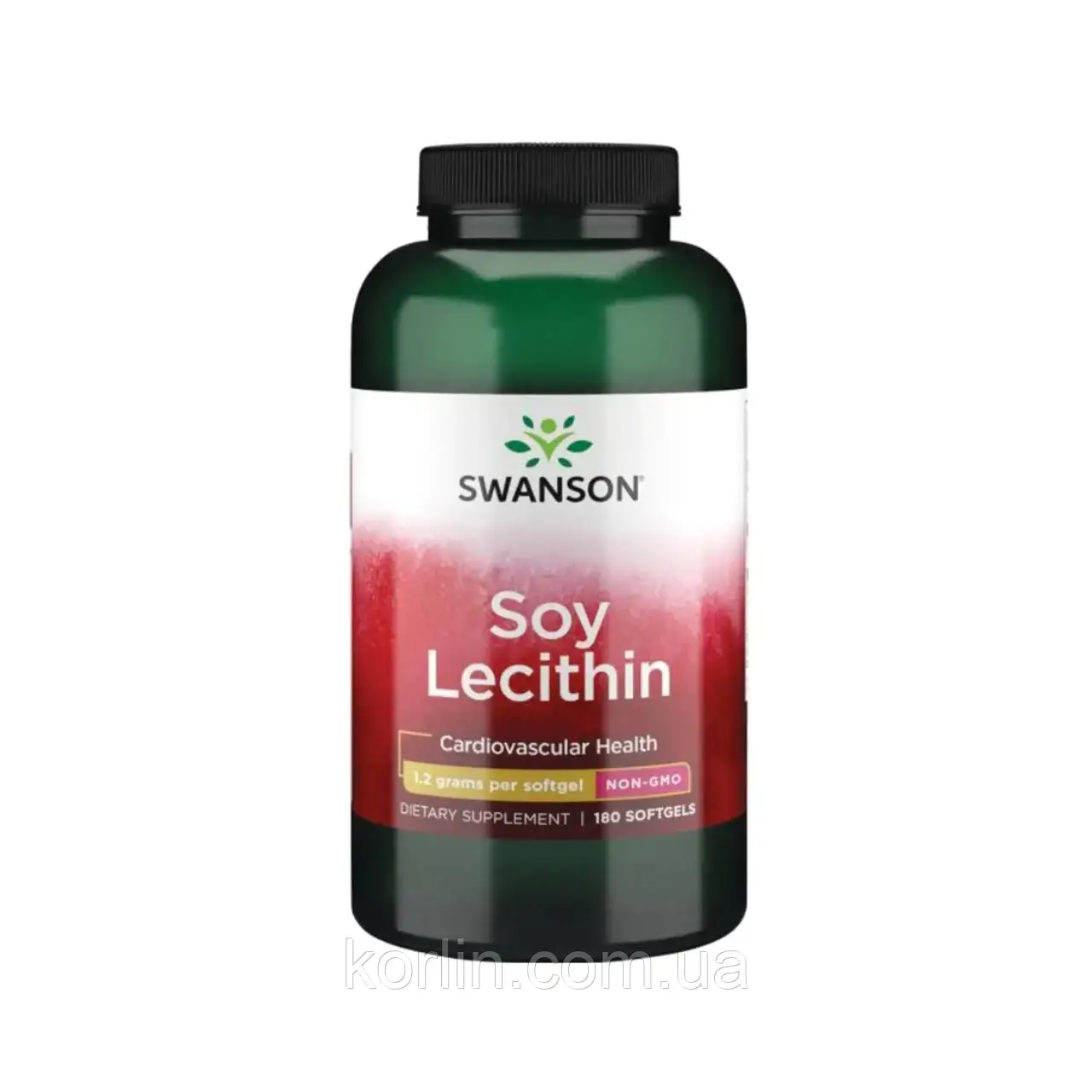 Лецитин Соі Соєвий Лецитин 180 кап Swanson Soy Lecithin США Доставка з ЄС, фото 1