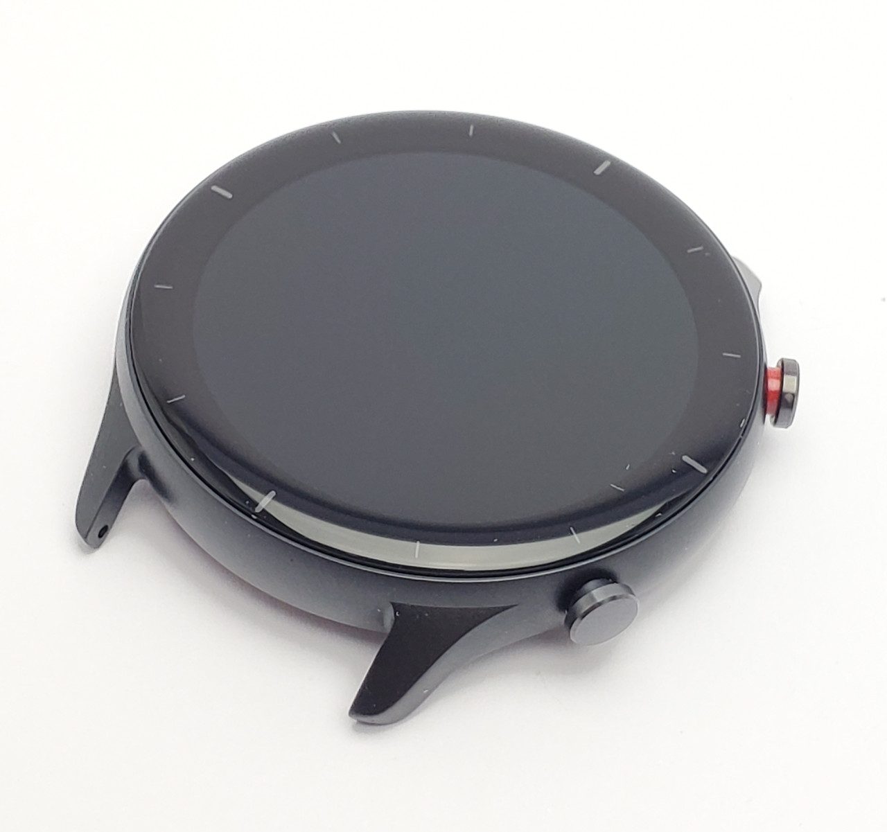 З дефектом. дисплей amazfit gtr 2e чорний оригінал з розборки (тонка смуга на матриці), фото 1