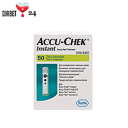 Тест-смужки Акку Чек Інстант (Accu Check Instant) 1 паковання
