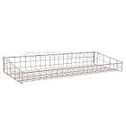 Кошик в рейку опору 1200х400х(75/125)мм білий., фото 4