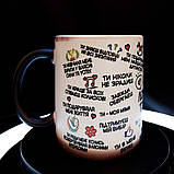 Чашка-хамелеон у подарунок мамі із принтом "26 причин чому", 330 мл, фото 2