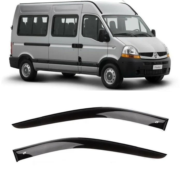 Дефлектори бічних вікон Renault Master II (Рено Майстер) 1997-2010, вітровики на двері автомобіля