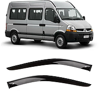 Дефлекторы боковых окон Renault Master II (Рено Мастер) 1997-2010, ветровики на двери автомобиля