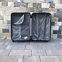 Дорожня валіза WINGS 147 АБС-пластик, середній чорний M, фото 5