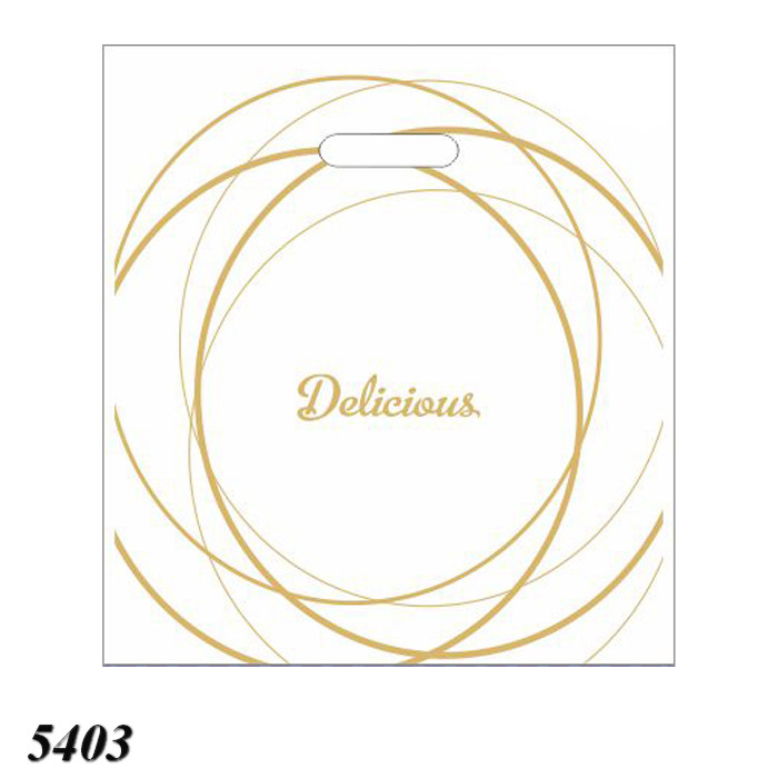 Пакет Serikoff Делісіо білий 35х38 см (50шт), фото 1