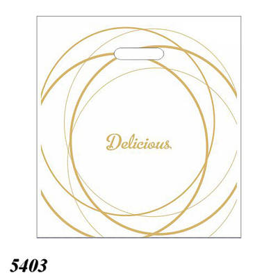 Пакет Serikoff Делісіо білий 35х38 см (50шт)