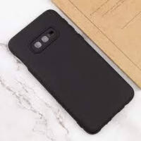 Чохол Silicone Cover Lakshmi Full Camera (A) для Samsung Galaxy S10e (Чорний / Black) 54548