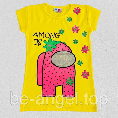 Футболка "Among Us", жовта, фото 1
