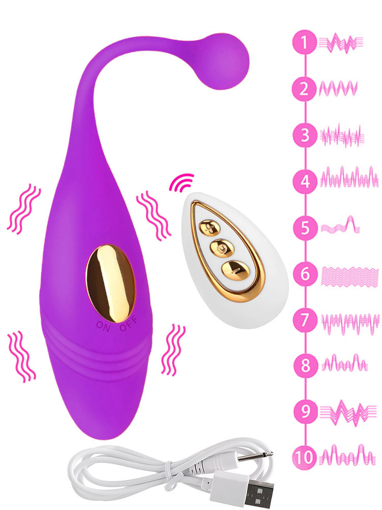 Водонепроникне віброяйце з дистанційним пультом для вагінальної стимуляції (16 см) |