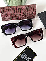 Чёрные солнцезащитные женские очки Версаче Versace