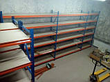 Рама складського стелажу SN п. 3000х600 мм фарбована Ral 7024, фото 7