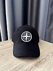 Кепка Stone Island чорна літня чоловіча жіноча  ⁇  Бейсболка Стон Айленд спортивна, фото 3