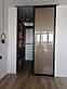 Підвісні двері в гардеробну з тонованим склом Бронза, фото 2