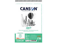 Альбом для графики Canson 1557, А5, 30 листов, 180 г/м2, на пружине, , (C31412A003)