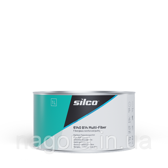 Шпатлевка, армированная стекловолокном Silco 6140 B14 Multi-Fiber (1л) - фото 1 - id-p1836401761