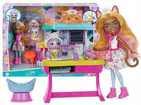 Набір Енчантималс Кабінет лікаря череди Кішечки Enchantimals Feel Fine Doctors Office HLH22