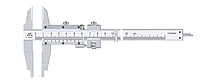 Штангенциркуль ШЦ-I- 250 - 0,1 / 0,05 губки 60 мм с установочной рамкой Эталон промышленного назначения