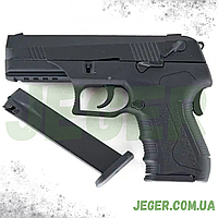 Стартовий сигнальний пістолет SUR STRM Black з дод. магазином, шумовий пістолет SUR STRM чорний для самооборони