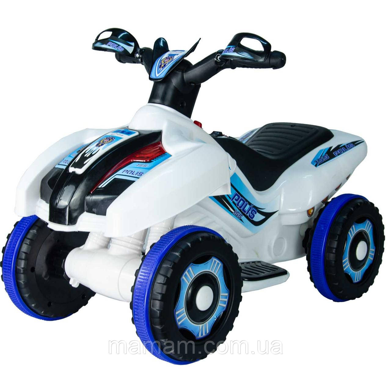 Дитячий квадроцикл на акумуляторі UJ toys Ranger 6V Police, фото 1