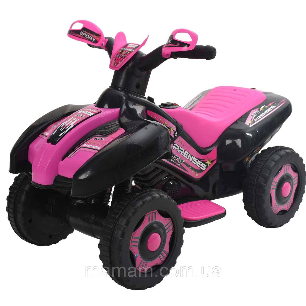 Дитячий квадроцикл на акумуляторі UJ toys Ranger 6V Pink, фото 1