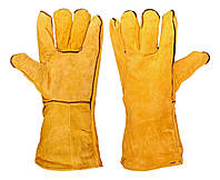Перчатки краги сварочные DOLONI 4507 желтые, с подкладкой (XL)