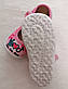 Тапочки для дівчинки, розмір 22,24 см, фото 4