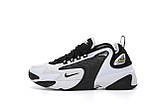 Кросівки Nike Zoom 2k Black/White, чорно-білі кросівки найк зум 2к, фото 4
