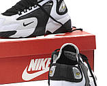 Кросівки Nike Zoom 2k Black/White, чорно-білі кросівки найк зум 2к, фото 9